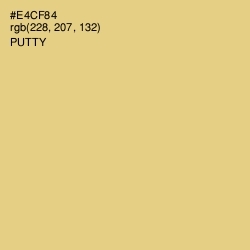 #E4CF84 - Putty Color Image