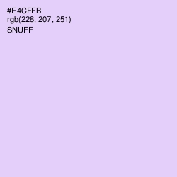 #E4CFFB - Snuff Color Image