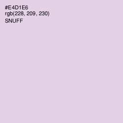 #E4D1E6 - Snuff Color Image