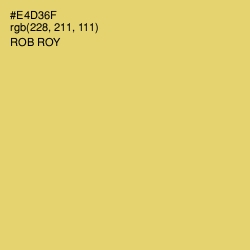 #E4D36F - Rob Roy Color Image