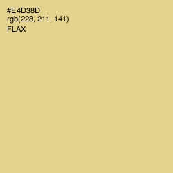 #E4D38D - Flax Color Image