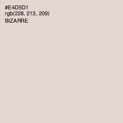 #E4D5D1 - Bizarre Color Image