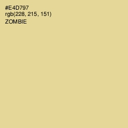 #E4D797 - Zombie Color Image