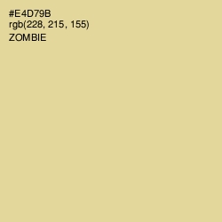 #E4D79B - Zombie Color Image