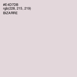 #E4D7DB - Bizarre Color Image