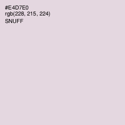 #E4D7E0 - Snuff Color Image