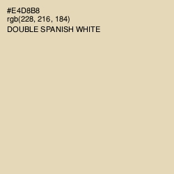 #E4D8B8 - Double Spanish White Color Image