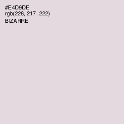 #E4D9DE - Bizarre Color Image