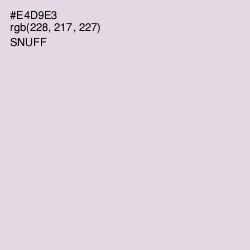 #E4D9E3 - Snuff Color Image
