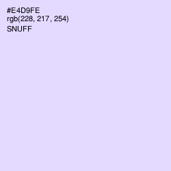 #E4D9FE - Snuff Color Image