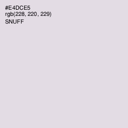 #E4DCE5 - Snuff Color Image