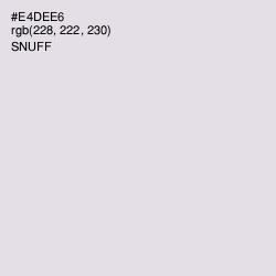 #E4DEE6 - Snuff Color Image