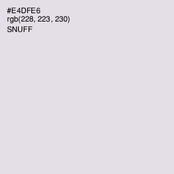 #E4DFE6 - Snuff Color Image