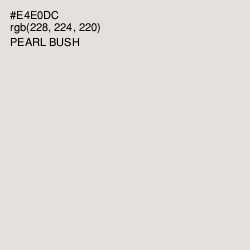#E4E0DC - Pearl Bush Color Image