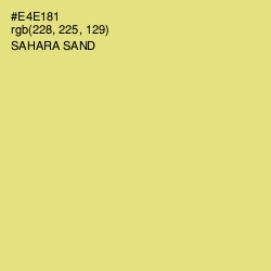 #E4E181 - Sahara Sand Color Image