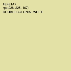 #E4E1A7 - Double Colonial White Color Image