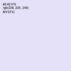 #E4E1F9 - Mystic Color Image