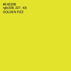 #E4E32B - Golden Fizz Color Image