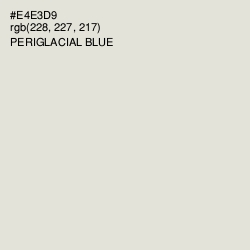 #E4E3D9 - Periglacial Blue Color Image