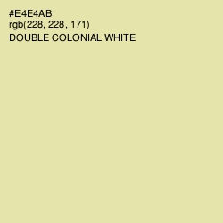 #E4E4AB - Double Colonial White Color Image