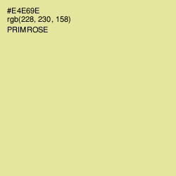 #E4E69E - Primrose Color Image