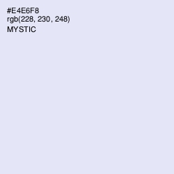 #E4E6F8 - Mystic Color Image