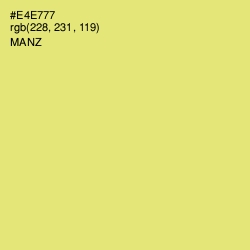 #E4E777 - Manz Color Image