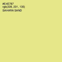 #E4E787 - Sahara Sand Color Image