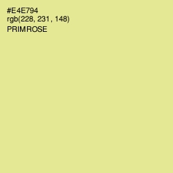 #E4E794 - Primrose Color Image