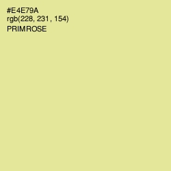 #E4E79A - Primrose Color Image