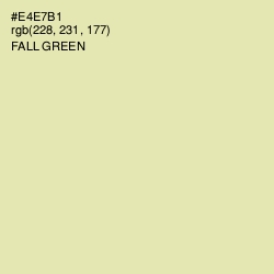 #E4E7B1 - Fall Green Color Image