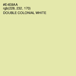 #E4E8AA - Double Colonial White Color Image