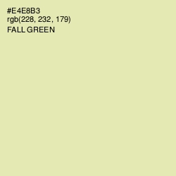 #E4E8B3 - Fall Green Color Image