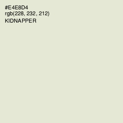 #E4E8D4 - Kidnapper Color Image