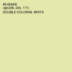 #E4E9AB - Double Colonial White Color Image