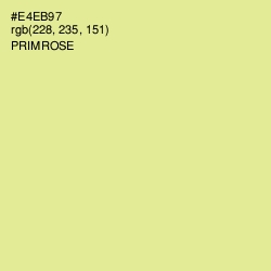 #E4EB97 - Primrose Color Image