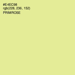 #E4EC98 - Primrose Color Image