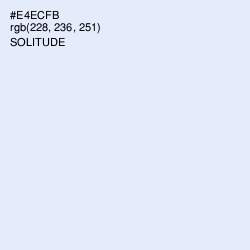 #E4ECFB - Solitude Color Image