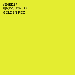#E4ED2F - Golden Fizz Color Image
