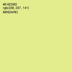 #E4ED8D - Mindaro Color Image