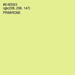 #E4EE93 - Primrose Color Image