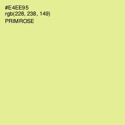 #E4EE95 - Primrose Color Image