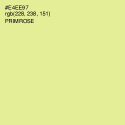 #E4EE97 - Primrose Color Image