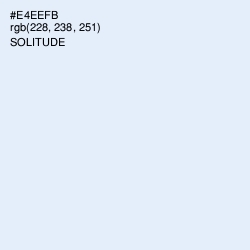 #E4EEFB - Solitude Color Image