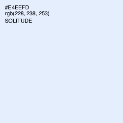 #E4EEFD - Solitude Color Image