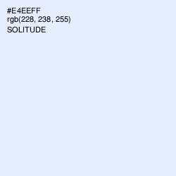 #E4EEFF - Solitude Color Image