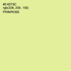 #E4EF9C - Primrose Color Image