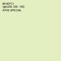 #E4EFC1 - Aths Special Color Image