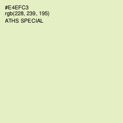 #E4EFC3 - Aths Special Color Image