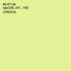 #E4F196 - Jonquil Color Image